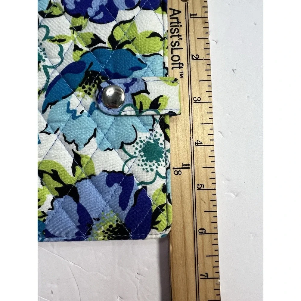 Vera Bradley Snap ID Wallet Blueberry Blooms